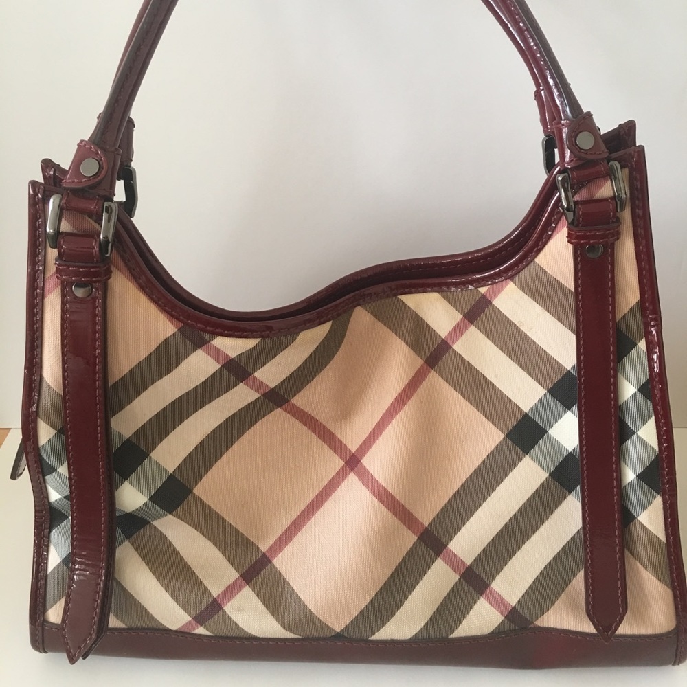 Authentic women’s Burberry hobo bag